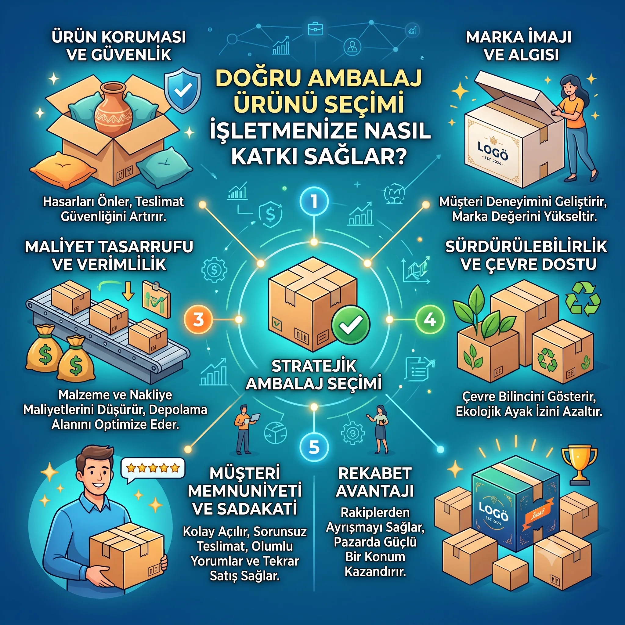 Doğru Ambalaj Ürünü Seçimi İşletmenize Nasıl Katkı Sağlar?